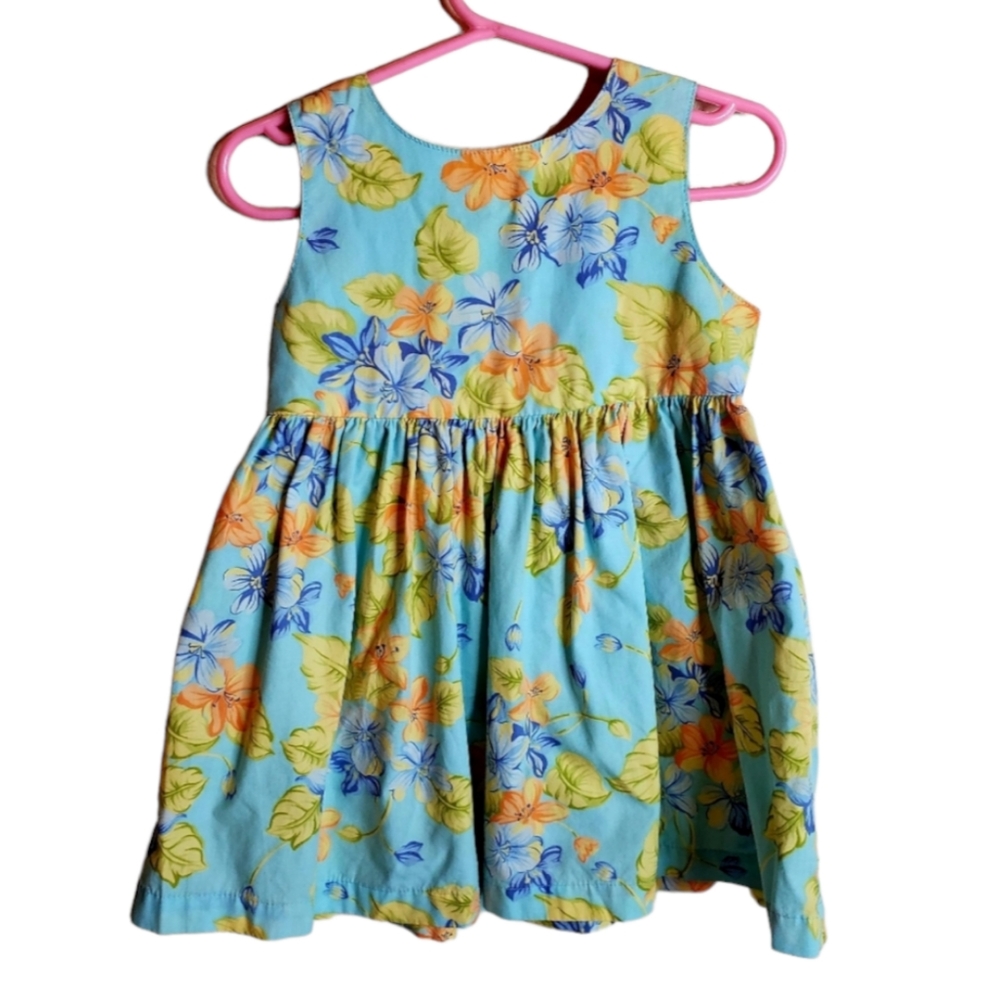 Blueberries Boulevard girls flower dress 24 mo.
